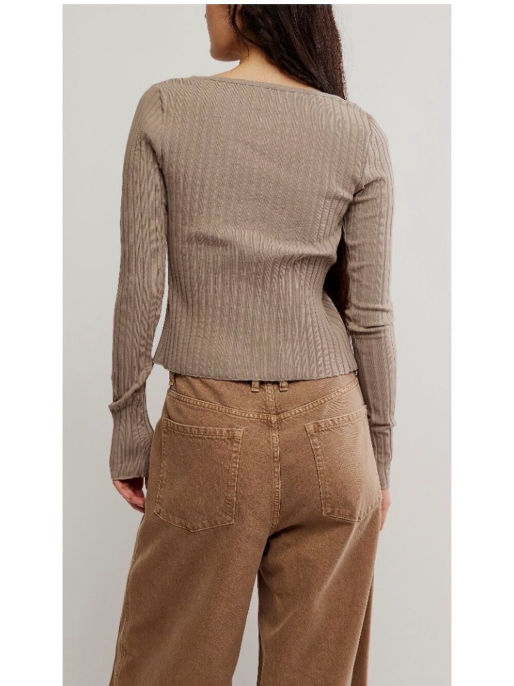 NWT Free People Tilly Long Sleeve Top 🔥 - Picture 3 of 5